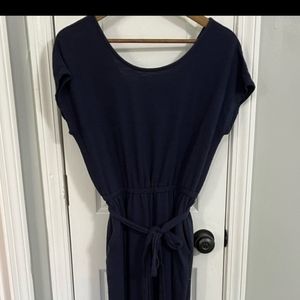 Cotton cropped jumpsuit